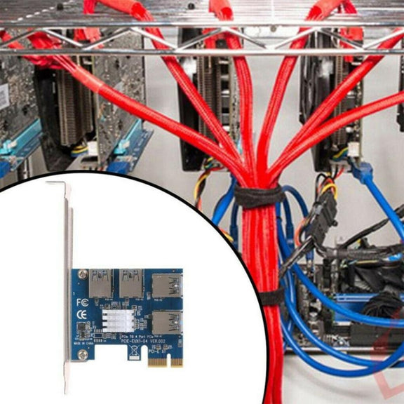 PCI-e 4 Ports USB 3.0 Expansion Card