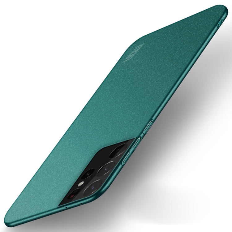 For Samsung Galaxy S21 Ultra 5G MOFI Fandun Series Frosted Ultra-thin PC Hard Phone Case(Green) - Galaxy S21 Ultra 5G Cases by MOFI | Online Shopping South Africa | PMC TechLife