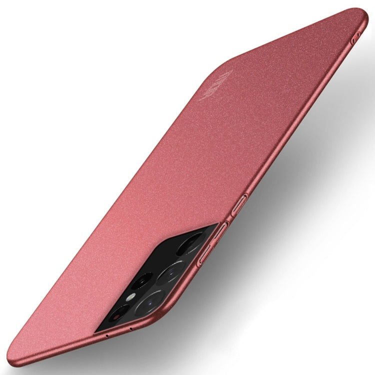 For Samsung Galaxy S21 Ultra 5G MOFI Fandun Series Frosted Ultra-thin PC Hard Phone Case(Red) - Galaxy S21 Ultra 5G Cases by MOFI | Online Shopping South Africa | PMC TechLife | Buy Now Pay Later Mobicred