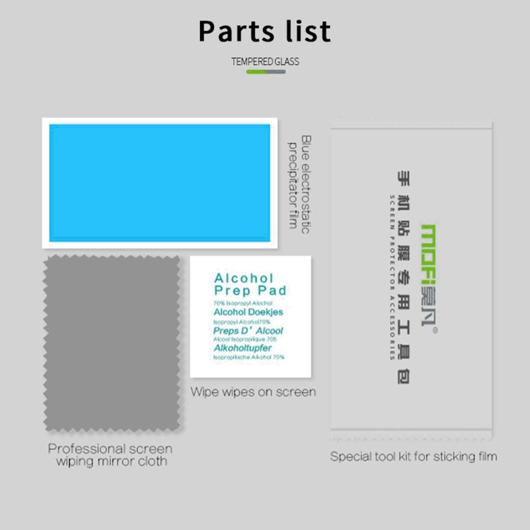 For OnePlus 10 Pro MOFI 9H 3D Explosion-proof Hot Bending Tempered Glass Full Film(Black) - free shipping - PMC TechLife - Order now!