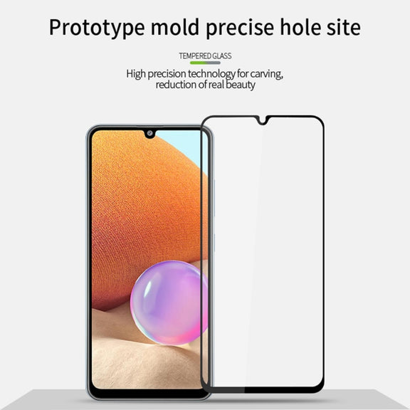 For Samsung Galaxy A33 5G MOFI 9H 2.5D Full  Tempered Glass Film(Black)
