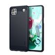 For LG K92 MOFI Gentleness Brushed Carbon Fiber Soft TPU Case(Blue) - LG Cases by MOFI | Online Shopping South Africa | PMC TechLife | Buy Now Pay Later Mobicred