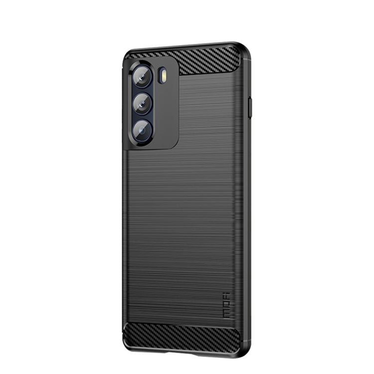 For Motorola Moto G200 5G / Edge S30 MOFI Gentleness Brushed Carbon Fiber Soft TPU Case(Black) - Motorola Cases by MOFI | Online Shopping South Africa | PMC TechLife | Buy Now Pay Later Mobicred
