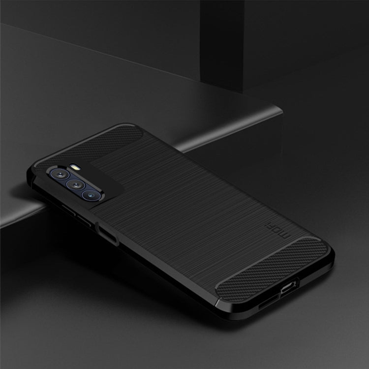 For Motorola Moto G200 5G / Edge S30 MOFI Gentleness Brushed Carbon Fiber Soft TPU Case(Black) - Motorola Cases by MOFI | Online Shopping South Africa | PMC TechLife | Buy Now Pay Later Mobicred