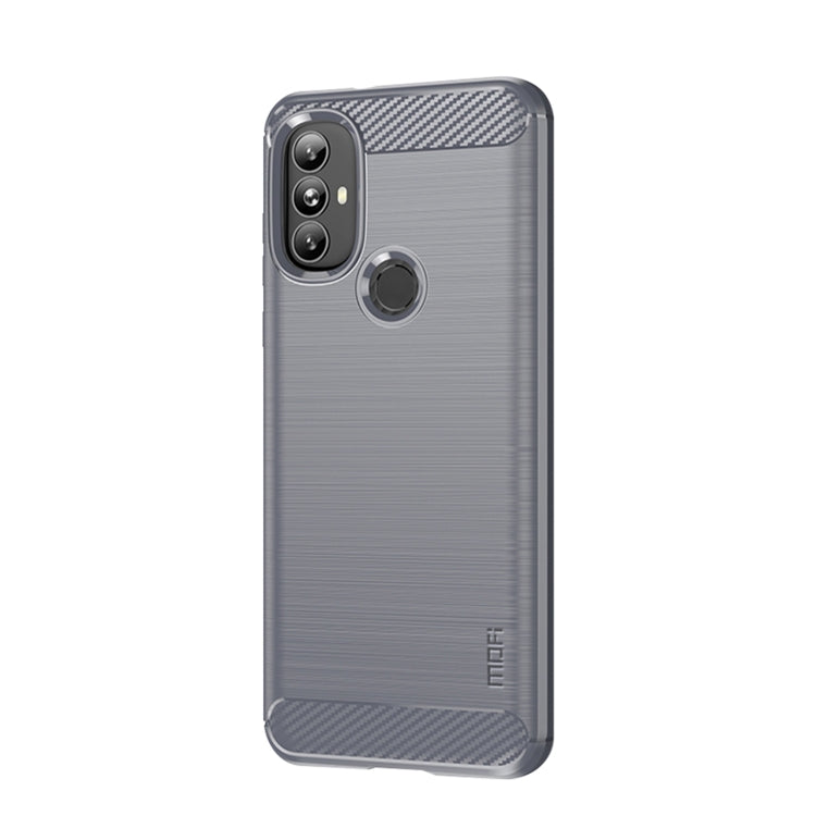 For Motorola Moto G Power 2022 MOFI Gentleness Brushed Carbon Fiber Soft TPU Case(Gray) - free shipping - PMC TechLife - Order now!