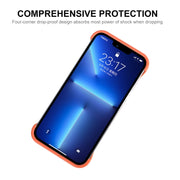 For iPhone 13 Pro ENKAY Frameless Hollow Shockproof PC Case (Black)