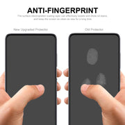 For iPhone 13 ENKAY Frameless Hollow PC Case + Glass Film(White)