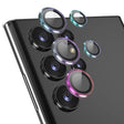 For Samsung Galaxy S22 Ultra 5G ENKAY Aluminium Alloy + Tempered Glass Camera Lens Cover (Colour) - Galaxy S22 Ultra 5G Tempered Glass by ENKAY | Online Shopping South Africa | PMC TechLife