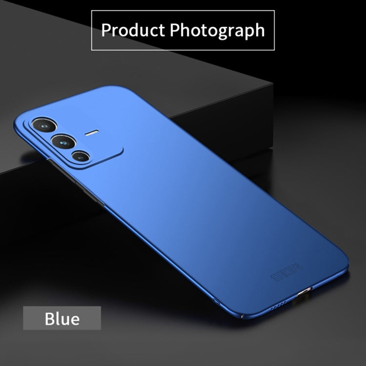 For vivo S12 Pro MOFI Frosted PC Ultra-thin Hard Phone Case(Blue)
