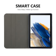 For Samsung Galaxy Tab A8 10.5 2021 X200/X205 ENKAY Leather Stand Smart Tablet Case(Light Blue)