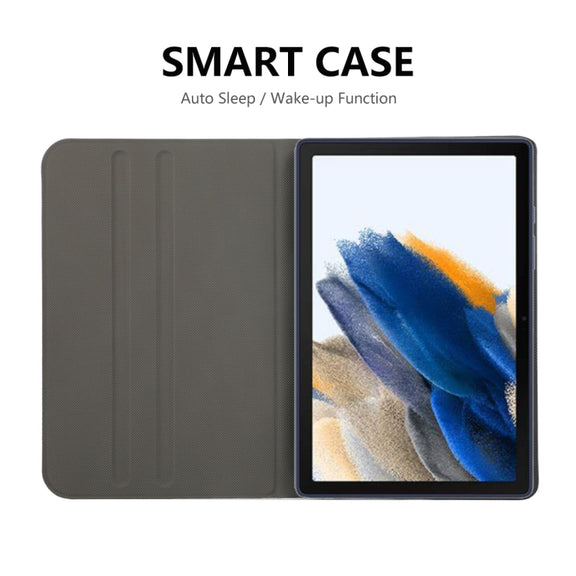 For Samsung Galaxy Tab A8 10.5 2021 X200/X205 ENKAY Leather Stand Smart Tablet Case(Light Blue)