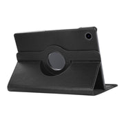 For Samsung Galaxy Tab A8 10.5 2021 X200/X205 ENKAY 360 Degree Rotation Litchi Leather Smart Case(Beige)