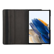 For Samsung Galaxy Tab A8 10.5 2021 X200/X205 ENKAY 360 Degree Rotation Litchi Leather Smart Case(Beige)