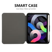 For iPad mini 2024 / mini 6 ENKAY Leather Stand Smart Tablet Case(Dark Green)