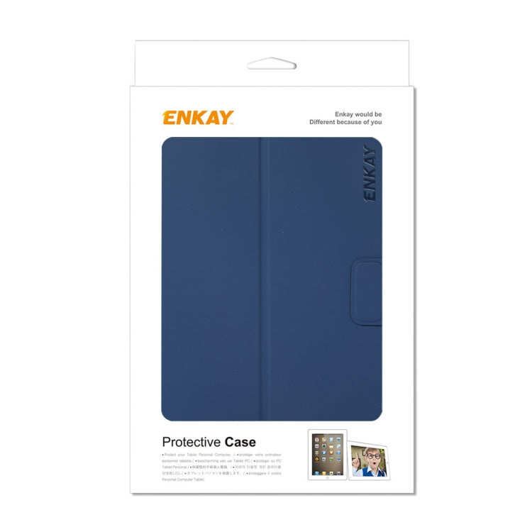 For iPad mini 2024 / mini 6 ENKAY Leather Stand Smart Tablet Case(Light Green)