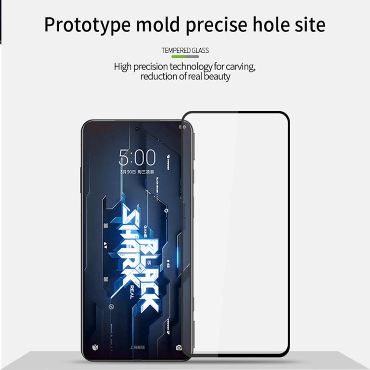 For Xiaomi Black Shark 5 / 5 Pro MOFI 9H 2.5D Full Screen Tempered Glass Film(Black) -  by MOFI | Online Shopping South Africa | PMC TechLife | Buy Now Pay Later Mobicred