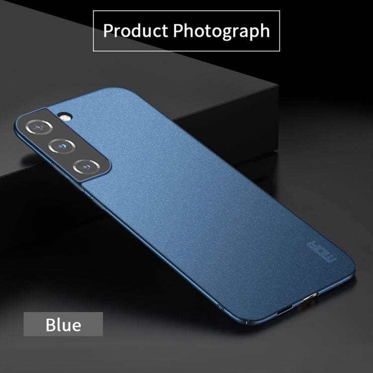 For Samsung Galaxy S22 5G MOFI Fandun Series Frosted Ultra-thin PC Hard Phone Case(Blue)