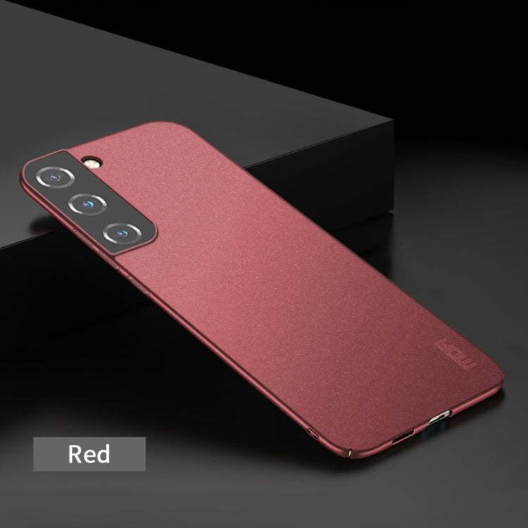 For Samsung Galaxy S22+ 5G MOFI Fandun Series Frosted Ultra-thin PC Hard Phone Case(Red) - Galaxy S22+ 5G Cases by MOFI | Online Shopping South Africa | PMC TechLife | Buy Now Pay Later Mobicred