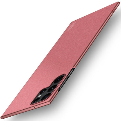 For Samsung Galaxy S22 Ultra 5G MOFI Fandun Series Frosted Ultra-thin PC Hard Phone Case(Red) - free shipping - PMC Jewellery - Order now!
