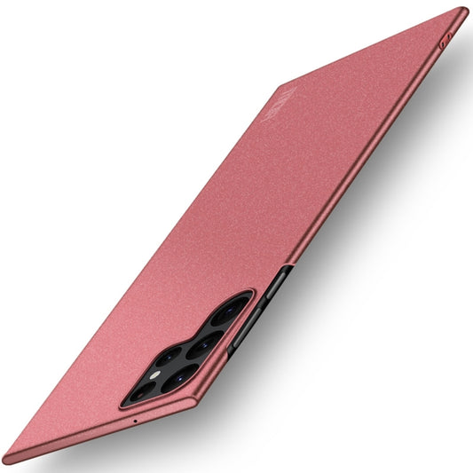 For Samsung Galaxy S22 Ultra 5G MOFI Fandun Series Frosted Ultra-thin PC Hard Phone Case(Red) - free shipping - PMC Jewellery - Order now!