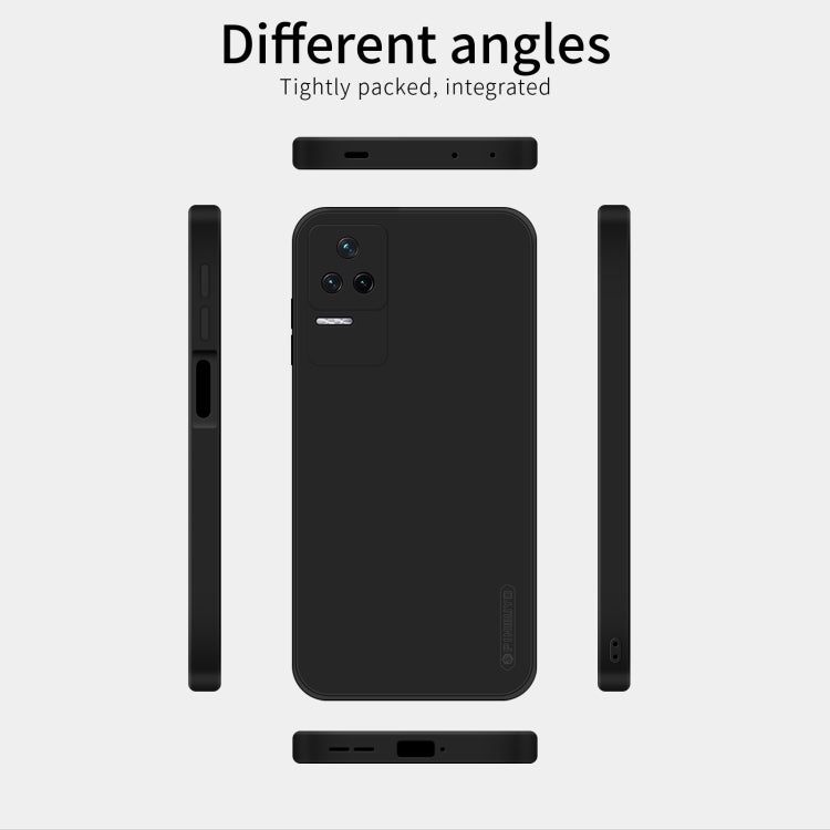 For Xiaomi Redmi K50 / K50 Pro PINWUYO Sense Series Liquid Silicone TPU Phone Case(Black)