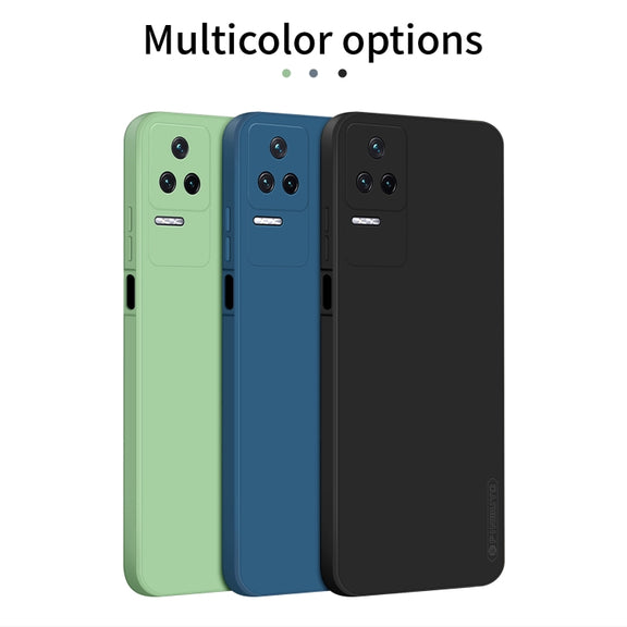 For Xiaomi Redmi K50 / K50 Pro PINWUYO Sense Series Liquid Silicone TPU Phone Case(Blue)