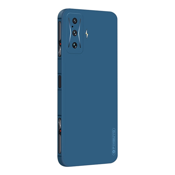 For Xiaomi Redmi K50 Gaming PINWUYO Sense Series Liquid Silicone TPU Phone Case(Blue)