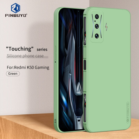 For Xiaomi Redmi K50 Gaming PINWUYO Sense Series Liquid Silicone TPU Phone Case(Green)