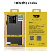 For Xiaomi Redmi Note 11 4G Global / Note 11S 4G MOFI Gentleness Brushed Carbon Fiber TPU Case(Red)