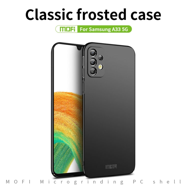 For Samsung Galaxy A33 5G MOFI Frosted PC Ultra-thin Hard Phone Case(Red) - free shipping - PMC TechLife - Order now!