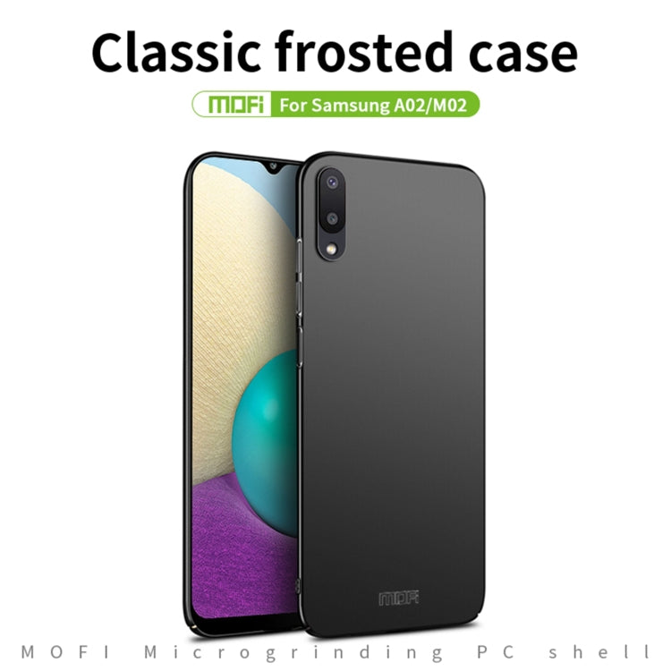 For Samsung Galaxy A02 / M02 MOFI Frosted PC Ultra-thin Hard Phone Case(Black) - free shipping - PMC TechLife - Order now!