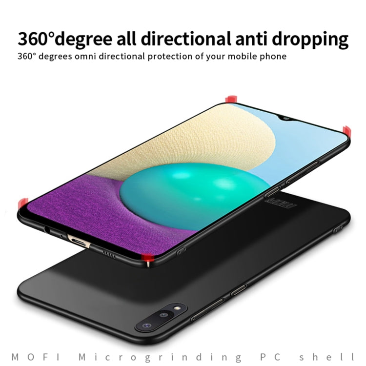 For Samsung Galaxy A02 / M02 MOFI Frosted PC Ultra-thin Hard Phone Case(Black) - free shipping - PMC TechLife - Order now!