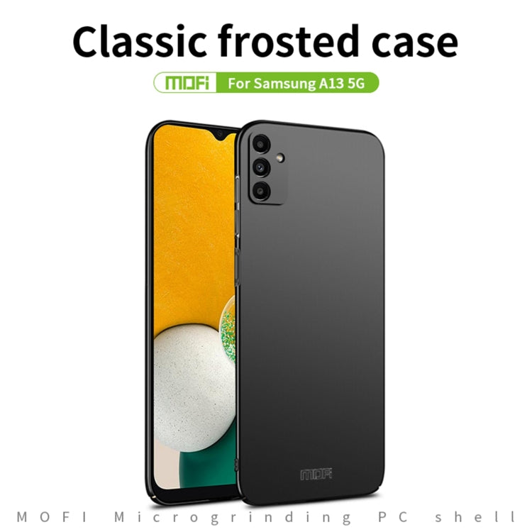 For Samsung Galaxy A13 5G MOFI Frosted PC Ultra-thin Hard Case(Blue) - Galaxy Phone Cases by MOFI | Online Shopping South Africa | PMC TechLife | Buy Now Pay Later Mobicred