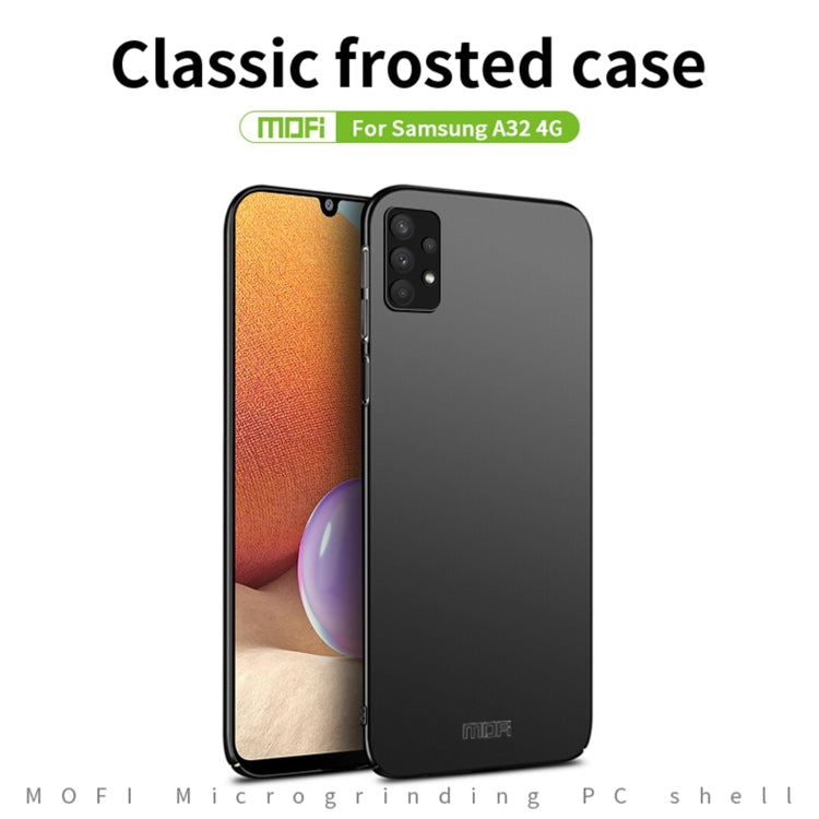 For Samsung Galaxy A32 4G MOFI Frosted PC Ultra-thin Hard Case(Black) - free shipping - PMC TechLife - Order now!