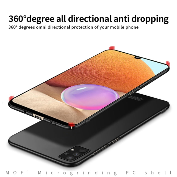 For Samsung Galaxy A32 4G MOFI Frosted PC Ultra-thin Hard Case(Black) - free shipping - PMC TechLife - Order now!