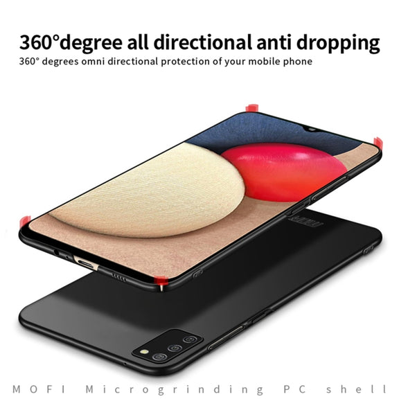 For Samsung Galaxy A02s EU / A03s / M02s / F02s MOFI Frosted PC Ultra-thin Hard Case(Red)