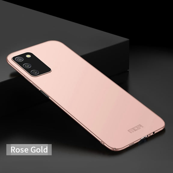 For Samsung Galaxy A02s EU / A03s / M02s / F02s MOFI Frosted PC Ultra-thin Hard Case(Rose Gold)