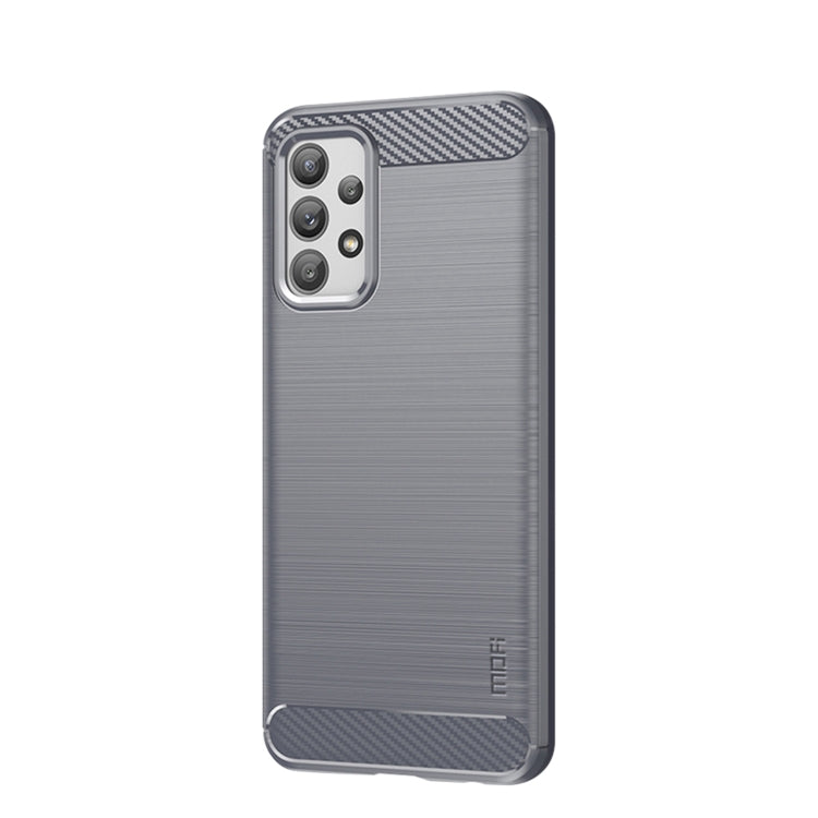 For Samsung Galaxy A23 / M23 / F23 MOFI Gentleness Series Brushed Texture Carbon Fiber Soft TPU Case(Gray) - Galaxy Phone Cases by MOFI | Online Shopping South Africa | PMC TechLife | Buy Now Pay Later Mobicred