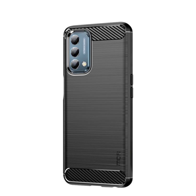For Oneplus Nord N200 5G MOFI Gentleness Series Brushed Texture Carbon Fiber Soft TPU Phone Case(Black) - free shipping - PMC TechLife - Order now!