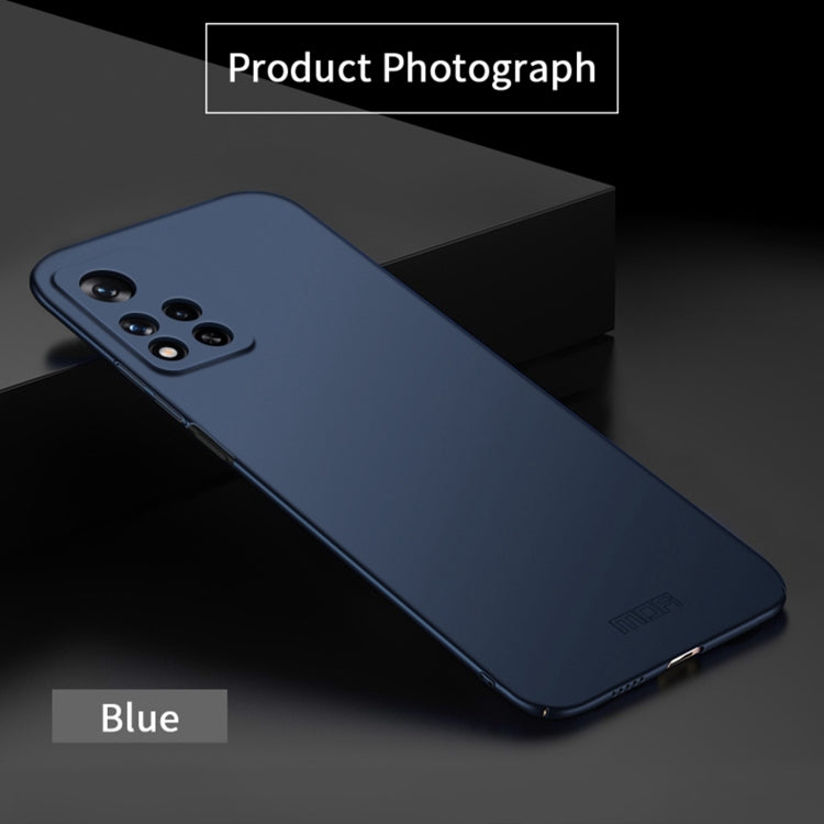 For Xiaomi Redmi Note 11 Pro 5G / Note 11 Pro+ 5G MOFI Frosted PC Ultra-thin Hard  Phone Case(Blue) - free shipping - PMC TechLife - Order now!