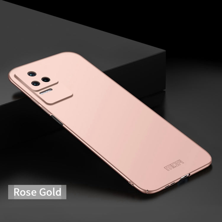 For Xiaomi Redmi K40S MOFI Frosted PC Ultra-thin Hard  Phone Case(Rose Gold) - free shipping - PMC TechLife - Order now!