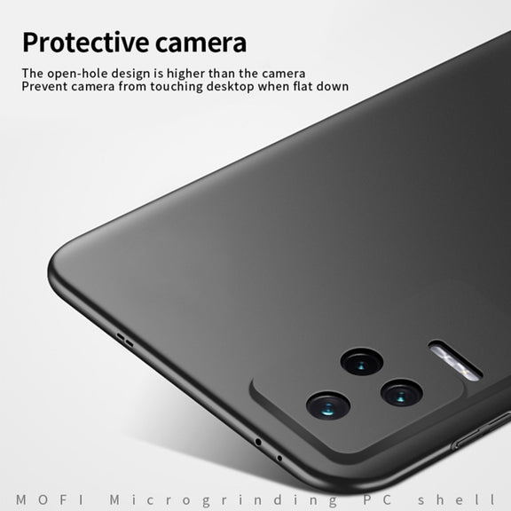 For Xiaomi Redmi K50 / K50 Pro MOFI Frosted PC Ultra-thin Hard  Phone Case(Rose Gold)