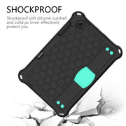 For Lenovo X306 / X606 / K10 Honeycomb EVA + PC Shockproof Tablet Case with Strap(Black+Mint Green)