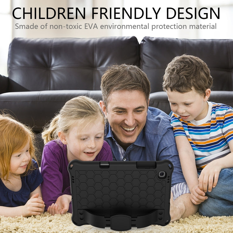 For Lenovo X306 / X606 / K10 Honeycomb EVA + PC Shockproof Tablet Case with Strap(Black+Black) - Lenovo by PMC TechLife | Online Shopping South Africa | PMC TechLife | Buy Now Pay Later Mobicred