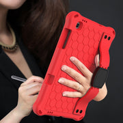 For Lenovo X306 / X606 / K10 Honeycomb EVA + PC Shockproof Tablet Case with Strap(Red+Black)