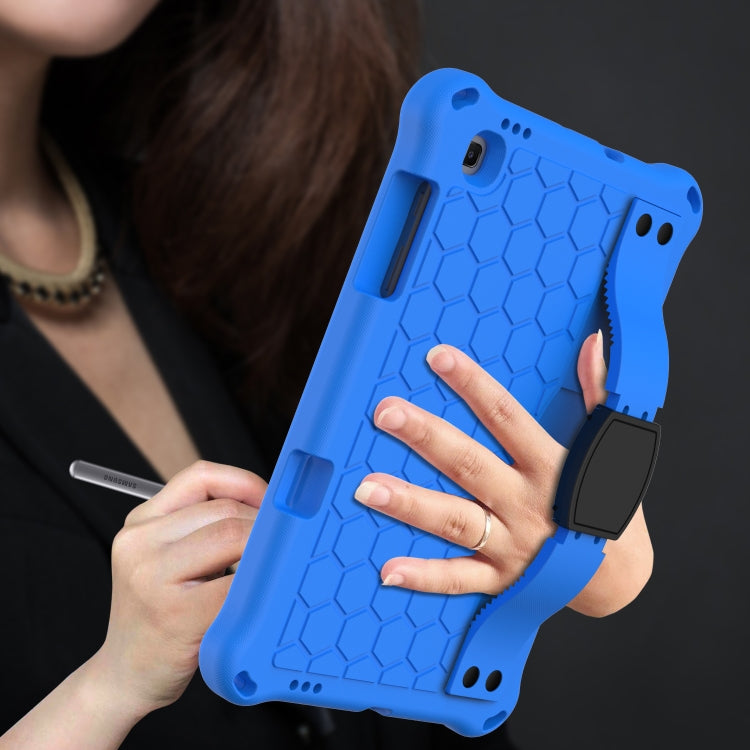 For Lenovo X306 / X606 / K10 Honeycomb EVA + PC Shockproof Tablet Case with Strap(Blue+Black) - Lenovo by PMC TechLife | Online Shopping South Africa | PMC TechLife | Buy Now Pay Later Mobicred