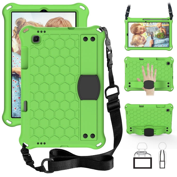 For Lenovo X306 / X606 / K10 Honeycomb EVA + PC Shockproof Tablet Case with Strap(Green+Black) - Lenovo by PMC TechLife | Online Shopping South Africa | PMC TechLife | Buy Now Pay Later Mobicred