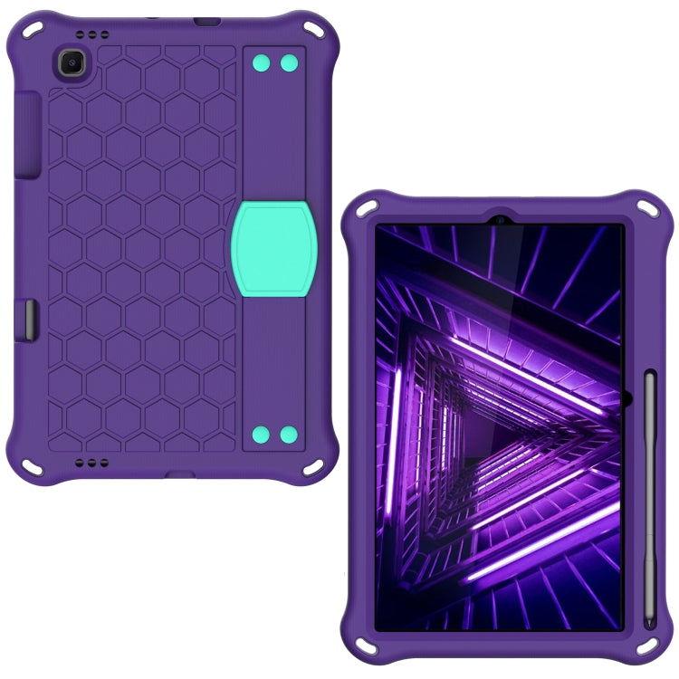 For Lenovo X306 / X606 / K10 Honeycomb EVA + PC Shockproof Tablet Case with Strap(Purple+Mint Green) - Lenovo by PMC TechLife | Online Shopping South Africa | PMC TechLife | Buy Now Pay Later Mobicred