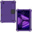 For Lenovo X306 / X606 / K10 Honeycomb EVA + PC Shockproof Tablet Case with Strap(Purple+Black) - Lenovo by PMC TechLife | Online Shopping South Africa | PMC TechLife | Buy Now Pay Later Mobicred