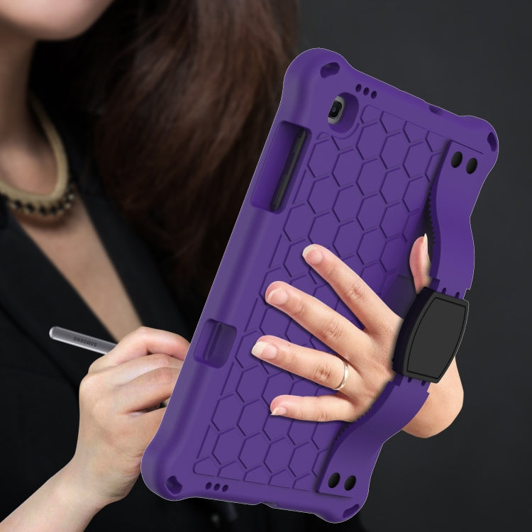 For Lenovo X306 / X606 / K10 Honeycomb EVA + PC Shockproof Tablet Case with Strap(Purple+Black) - Lenovo by PMC TechLife | Online Shopping South Africa | PMC TechLife | Buy Now Pay Later Mobicred